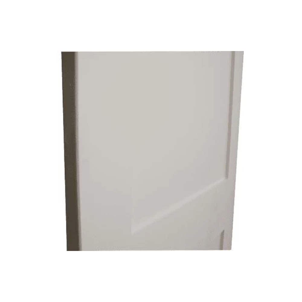24 in x 80 in White Shaker 2-Panel Solid Core Primed MDF Interior Door Slab